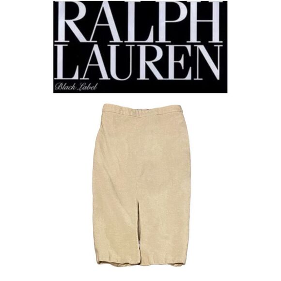 Ralph Lauren Black Label wool cream skirt
